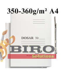 Dosar din carton cu șină A4, 350-360 gr.